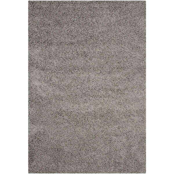 Safavieh Athens Shag Small Rectangle Rug, Light Grey - 3 x 5 ft. SGA119F-3 - main